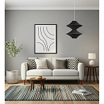 Подвесной вязаный черный светильник «Звезда Востока 02» варинант исполнения - 2 | Loft Concept в Омске