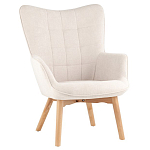 Белое кресло на ножках из массива CORDELIA варинант исполнения - 1 | Loft Concept в Омске