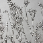 Панно Серые цветы варинант исполнения - 4 | Loft Concept в Омске