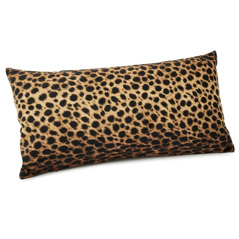 Подушка Pillow Gillit Velvet 60x30 Черный Коричневый Подушка Pillow Gillit Velvet 60x30 Черный Коричневый в Омске | Loft Concept