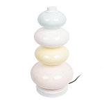 Настольная лампа из стеклянных сфер в пастельных тонах Высота 40 см Pastel Lunaria варинант исполнения - 2 | Loft Concept в Омске