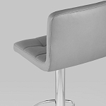 Барный стул с сиденьем серого цвета Honory варинант исполнения - 6 | Loft Concept в Омске