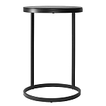 Кофейный столик круглый чёрный Compact Loft варинант исполнения - 1 | Loft Concept в Омске