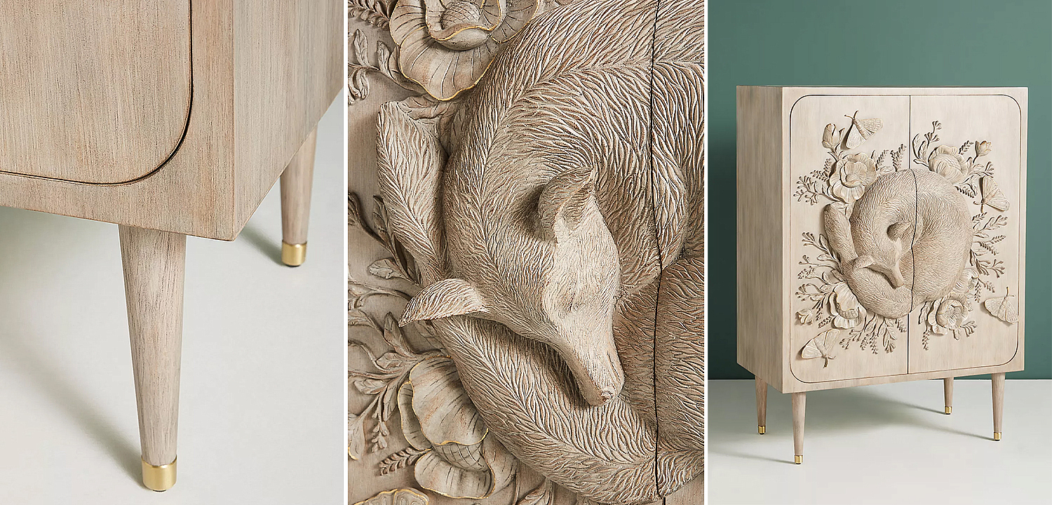 Шкаф Handcarved Land & Sky Cabinet Шкаф Handcarved Land & Sky Cabinet - Loft-Concept в Омске
