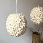 Светильник вязаный из шерсти Wool Oval варинант исполнения - 1 | Loft Concept в Омске