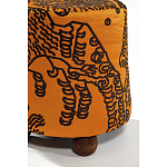 Пуф Wakonda Terracotta Tiger Mountain с Круглыми ножками  варинант исполнения - 3 | Loft Concept в Омске