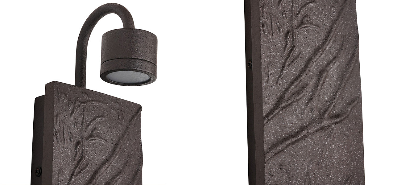 Бра с фактурой дерева Bark Black Бра с фактурой дерева Bark Black - Loft-Concept в Омске