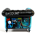 Кресло "Баския и Уорхол" Basquiat Warhol graffiti chair натуральная кожа варинант исполнения - 5 | Loft Concept в Омске