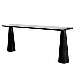 Консоль чёрная на 2-х конусообразных ножках Eros варинант исполнения - 4 | Loft Concept в Омске