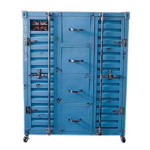 Комод Sea Container с двумя дверками и четырьмя ящиками