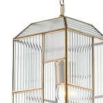 Подвесной светильник с рельефным стеклом Embossed Glass варинант исполнения - 1 | Loft Concept в Омске