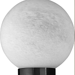 Бра цилиндрической формы чёрного цвета с 2-мя плафонами Marble Glow варинант исполнения - 5 | Loft Concept в Омске