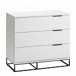 Комод белый с 3-мя ящиками Strict Lines  варинант исполнения - 1 | Loft Concept в Омске