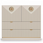 Комод с фактурным фасадом Satin Furniture варинант исполнения - 2 | Loft Concept в Омске