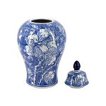 Ваза с крышкой в китайском стиле Гранатовое дерево Blooming Pomegranate варинант исполнения - 4 | Loft Concept в Омске