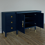 Большой Комод-буфет Elsa Dreams Blue с ящиками варинант исполнения - 4 | Loft Concept в Омске