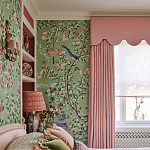 Обои ручная роспись Belvoir Pistachio варинант исполнения - 3 | Loft Concept в Омске