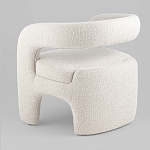 Кресло дизайнерское для лаунж зоны жемчужного цвета Pearl Lounge варинант исполнения - 6 | Loft Concept в Омске