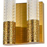 Бра с двумя плафонами латунь Dew Drops Tube Duo Brass Wall Lamp варинант исполнения - 3 | Loft Concept в Омске