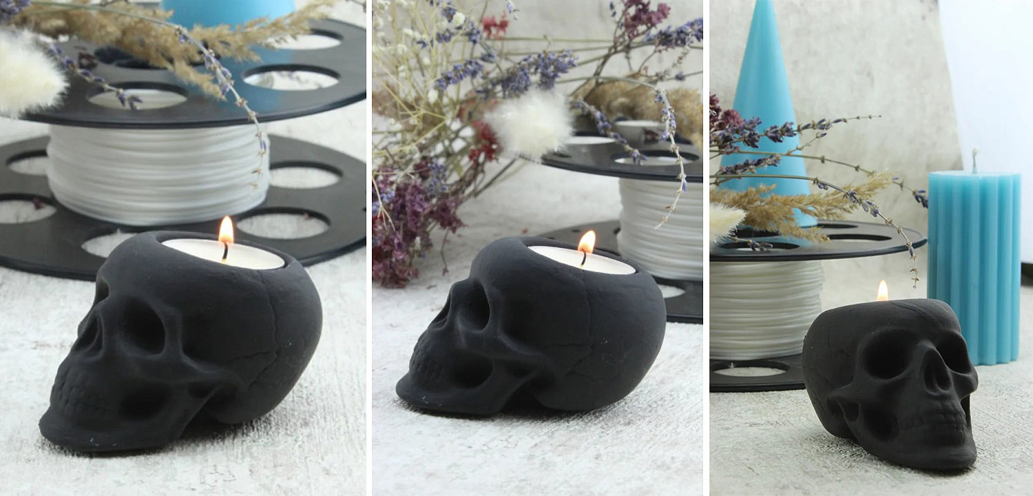 Подсвечник Black Skull Подсвечник Black Skull - Loft-Concept в Омске