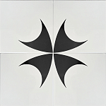 Дизайнерская плитка с узором Комета варинант исполнения - 1 | Loft Concept в Омске