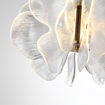 Люстра с крупными рельефным декором в виде лепестков 60 см Ethereal Bloom варинант исполнения - 5 | Loft Concept в Омске