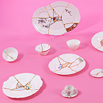 Кофейная пара Seletti Kintsugi 2 варинант исполнения - 3 | Loft Concept в Омске