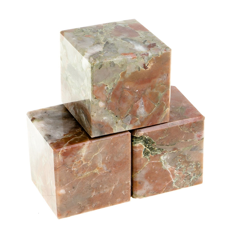 Камни для охлаждения виски из натурального камня креноид Natural Stone Cube Креноид в Омске | Loft Concept 