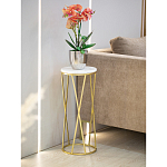 Столик дизайнерский Beige marble варинант исполнения - 6 | Loft Concept в Омске