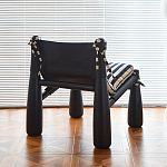 Кресло черно-белое со съемными подушками Celebrity варинант исполнения - 3 | Loft Concept в Омске