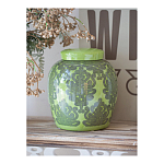 Банка с крышкой Porcelain Malachite Jar варинант исполнения - 3 | Loft Concept в Омске