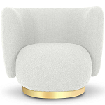 Кресло с обивкой букле Ambrose Boucle Armchair варинант исполнения - 2 | Loft Concept в Омске