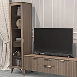 Витрина левая 1-дверная с ящиком и 5-ю полками Harper Line варинант исполнения - 2 | Loft Concept в Омске