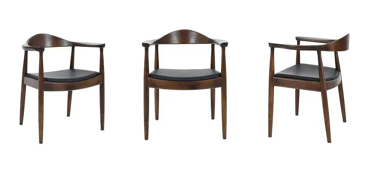 Стул Elbow HANS J.WEGNER с Подлокотником Темное Дерево Стул Elbow HANS J.WEGNER с Подлокотником Темное Дерево - Loft-Concept в Омске