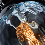 Подвесной светильник со стеклянном плафоном в форме бокала Kaleido варинант исполнения - 20 | Loft Concept в Омске