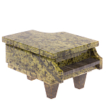 Шкатулка в виде рояля из натурального камня змеевик Stone Casket варинант исполнения - 1 | Loft Concept в Омске