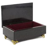 Шкатулка из натурального камня змеевик чёрного цвета Stone Casket варинант исполнения - 4 | Loft Concept в Омске