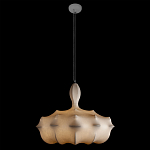 Подвесной светильник с белым фигурным абажуром и мягкими волнистыми краями Cloud Motion  варинант исполнения - 10 | Loft Concept в Омске