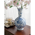 Ваза фарфоровая с синими цветочными мотивами Independence варинант исполнения - 4 | Loft Concept в Омске