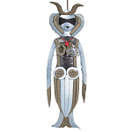 Кукла из джинсовой одежды и армейских палаток Rusalka Jeans&Tents варинант исполнения - 1 | Loft Concept в Омске