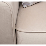 Диван двухместный раскладной светло-серый с кантом Pride варинант исполнения - 5 | Loft Concept в Омске