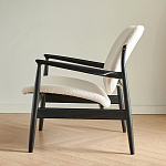 Кресло с каркасом и ножками из древесины и мягкими сиденьем и спинкой Venice варинант исполнения - 4 | Loft Concept в Омске