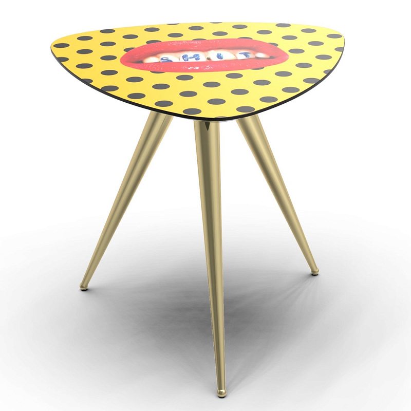 Журнальный стол Seletti Side Table Shit Желтый Латунь Журнальный стол Seletti Side Table Shit Желтый Латунь в Омске | Loft Concept