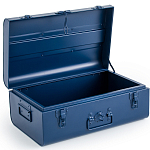 Металлический сундук Metal Dark Blue варинант исполнения - 3 | Loft Concept в Омске