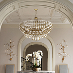 Бра с каркасом в виде веток усыпанных кристаллами Branches with Crystals варинант исполнения - 4 | Loft Concept в Омске