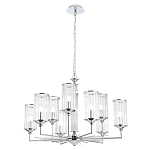 Люстра с 9-ю цилиндрическими стеклянными плафонами Jeanette варинант исполнения - 8 | Loft Concept в Омске