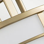 Потолочный светильник с белым матовым абажуром в металлическом каркасе Feiss варинант исполнения - 3 | Loft Concept в Омске