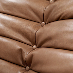 Дизайнерский кожаный диван коричневый без подлокотников Aveline Leather Sofa варинант исполнения - 5 | Loft Concept в Омске