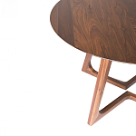 Обеденный стол круглый с изогнутыми ножками Godenza Round V Table варинант исполнения - 2 | Loft Concept в Омске