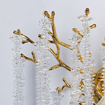 Бра золотого цвета с ветвями и хрустальными подвесками FAIRYTREE Light варинант исполнения - 4 | Loft Concept в Омске